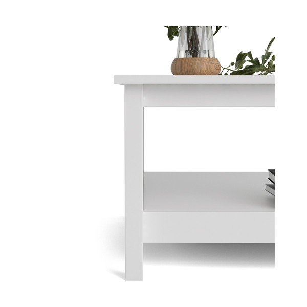 Balts žurnālgaldiņš 81x81 cm Madrid – Tvilum-image-3