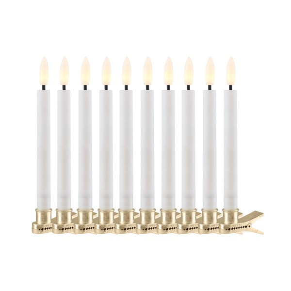 10 LED gaismas svecīšu komplekts Sirius Sille, augstums 11 cm-image-1