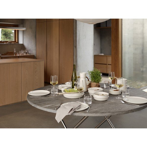 Krēmkrāsas deserta porcelāna šķīvis ø 20 cm Eau – Zone-image-3