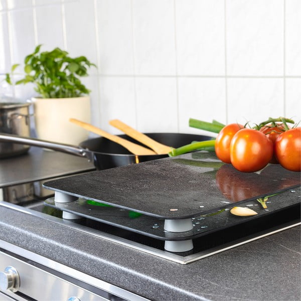 Aizsargplāksnes plītij no rūdīta stikla (2 gab.) 52x30 cm Rosemary – Maximex-image-1