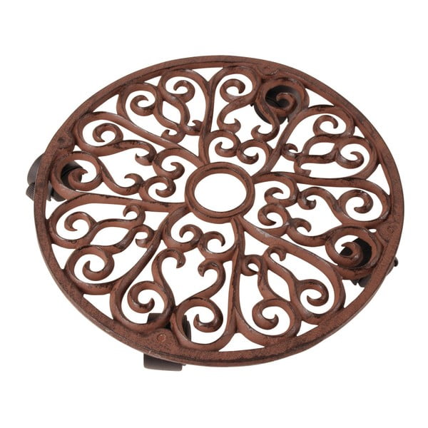 Metāla pārvietojams puķu podu statīvs ø 34,5 cm Ornament – Esschert Design