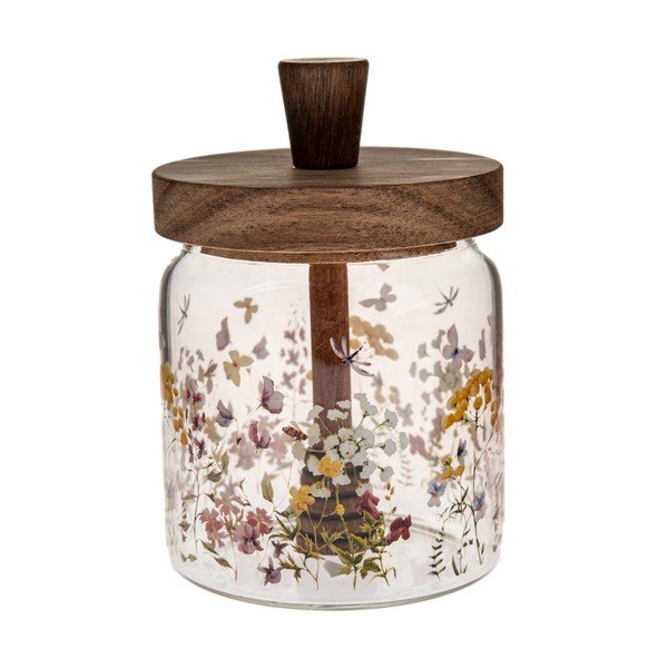 Stikla konteiners medum Flowers – Dakls