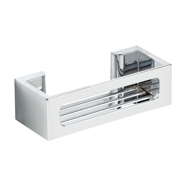 Pašturošs plastmasas vannas istabas plaukts sudraba krāsā Bralia – Wenko-image-2