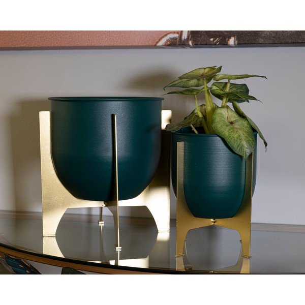 Metāla puķu poda apvalki (2 gab.) ø 24 cm Grent Shet – Mauro Ferretti-image-1