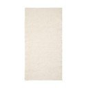 Krēmkrāsas ar rokām darināts celiņa paklājs no kokvilnas maisījuma 70x140 cm Mascarell – Kave Home
