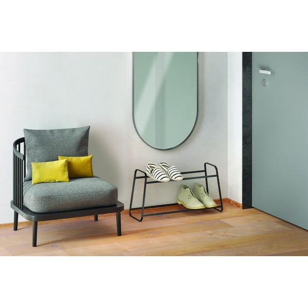 Melns divlīmeņu apavu statīvs Metaltex Derby-image-1