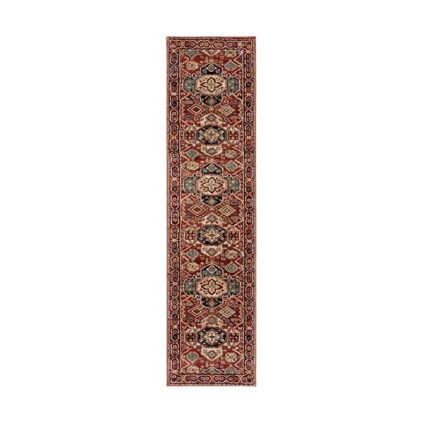 Sarkans celiņa paklājs 66x300 cm Gillingham – Flair Rugs