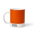 Oranža porcelāna krūze 375 ml Orange 021 – Pantone
