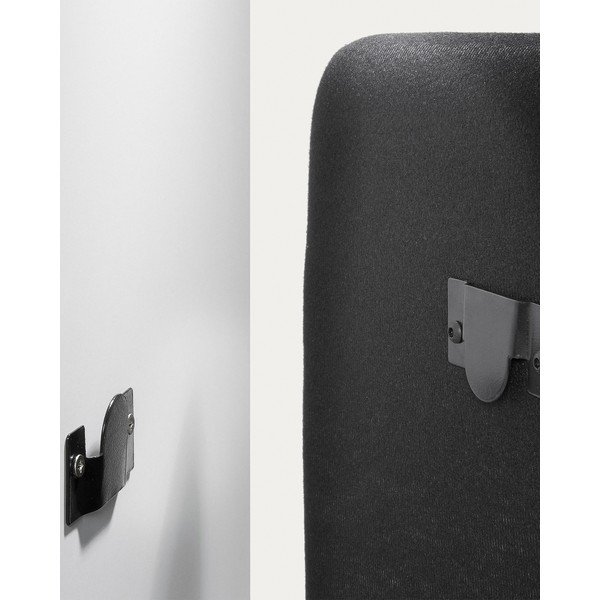 Rozā polsterēts gultas galvgalis 108x76 cm Dyla – Kave Home-image-3