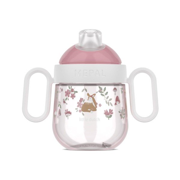 Gaiši rozā plastmasas bērnu krūze 200 ml Fairy Garden – Mepal-image-3