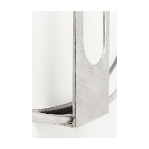 Kare Design Clip sienas pulkstenis sudraba krāsā, diametrs 60 cm-image-4