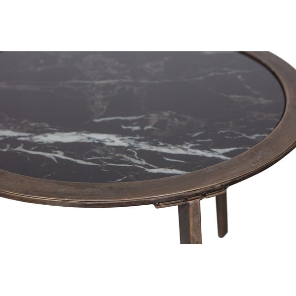 Melns žurnālgaldiņš 58x58 cm Lax – BePureHome-image-2