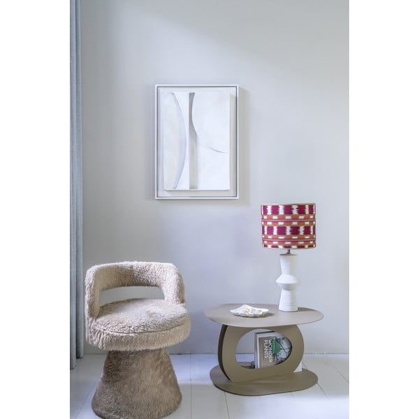 Bēšs metāla žurnālgaldiņš 55x66 cm Tonda – Spinder Design-image-4