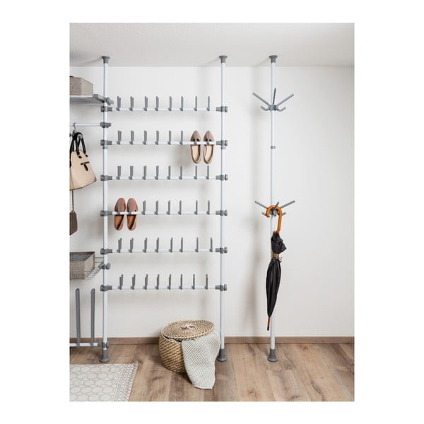 Balts metāla izvelkams apavu statīvs Herkules – Wenko-image-4