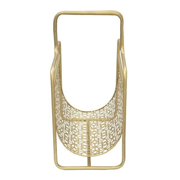 Metāla žurnālu plaukts zelta krāsā Mauro Ferretti Trivola-image-2