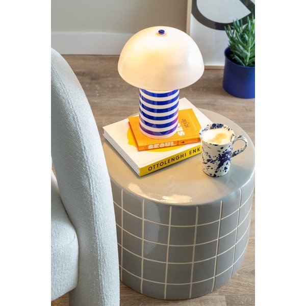 Keramikas apaļš sānu galdiņš ø 42 cm Retro Tiles – Leitmotiv-image-1