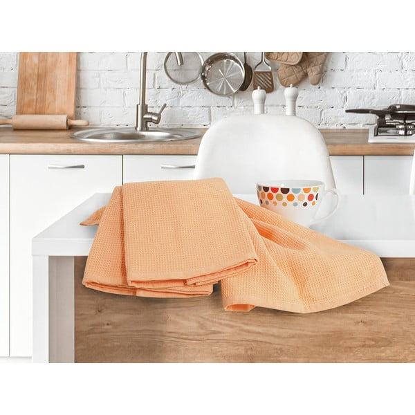 Kokvilnas trauku dvieļi (3 gab.) 40x60 cm Wafle – B.E.S.-image-2