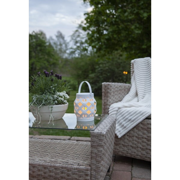 Balta laterna Star Trading Flame Lantern, augstums 16 cm-image-2
