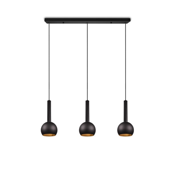 Melna piekaramā lampa Ciliana – CINQUE-image-4