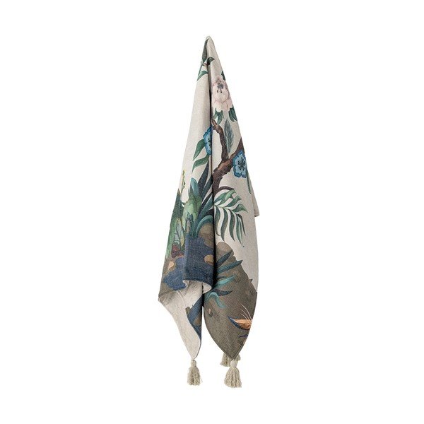 Zaļš pleds 130x155 cm Peacock – Bloomingville-image-4