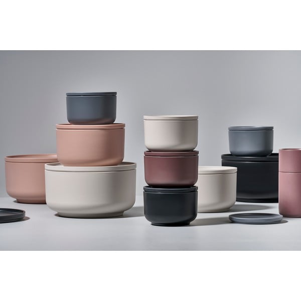 Pelēks servīzes trauks ar vāku Zone Peili, 500 ml-image-2