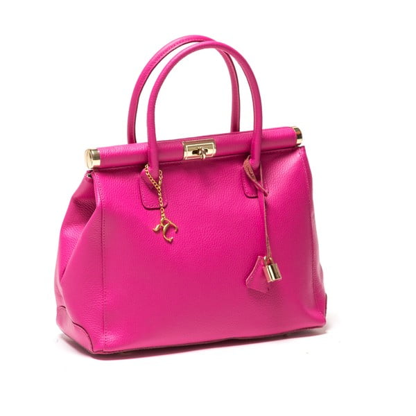 Ādas rokassoma Renata Corsi 1012 Fuksija-image-1