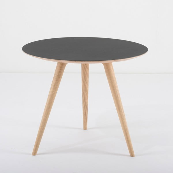 Ozolkoka sānu galdiņš ar melnu virsmu Gazzda Arp, ⌀ 55 cm-image-2