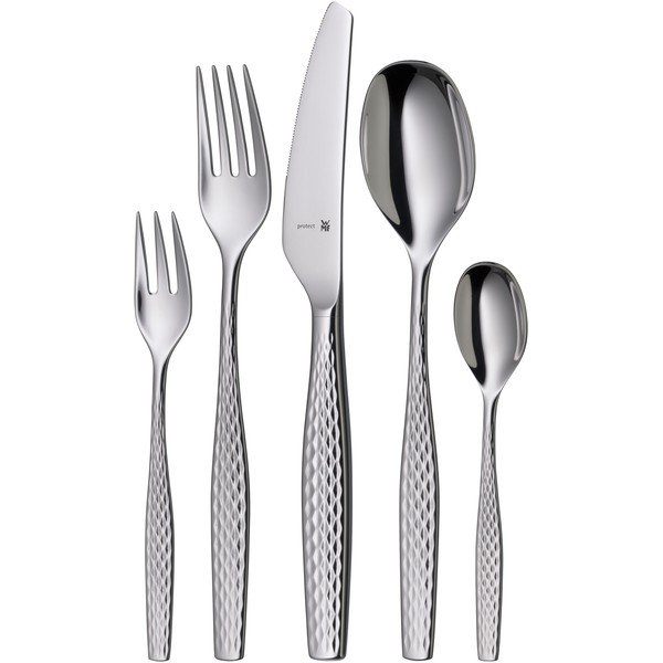 Sudraba krāsas nerūsējošā tērauda galda piederumi (66 gab.) Sentic – WMF-image-2