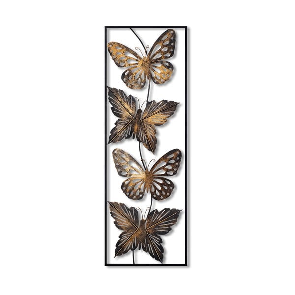 Metāla sienas dekori 100x35 cm Butterfly – Wallity