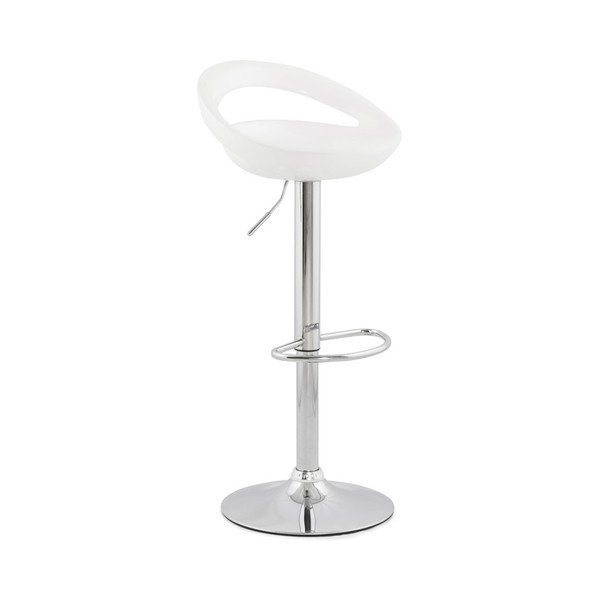 Balts Kokoon Design Venus regulējams grozāms bāra krēsls-image-3