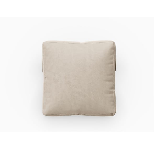 Bēšs samta spilvens modulārajam dīvānam Rome Velvet – Cosmopolitan Design -image-1