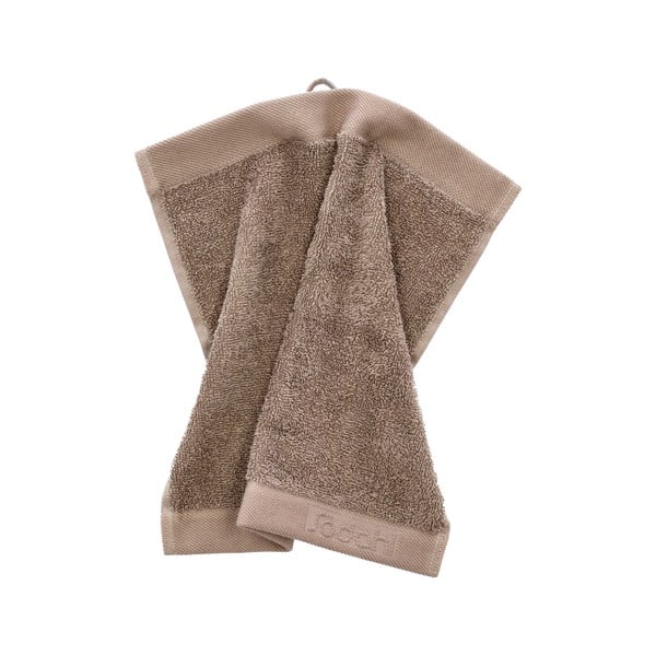 Brūns frotē kokvilnas dvielis 30x30 cm Comfort – Södahl-image-2