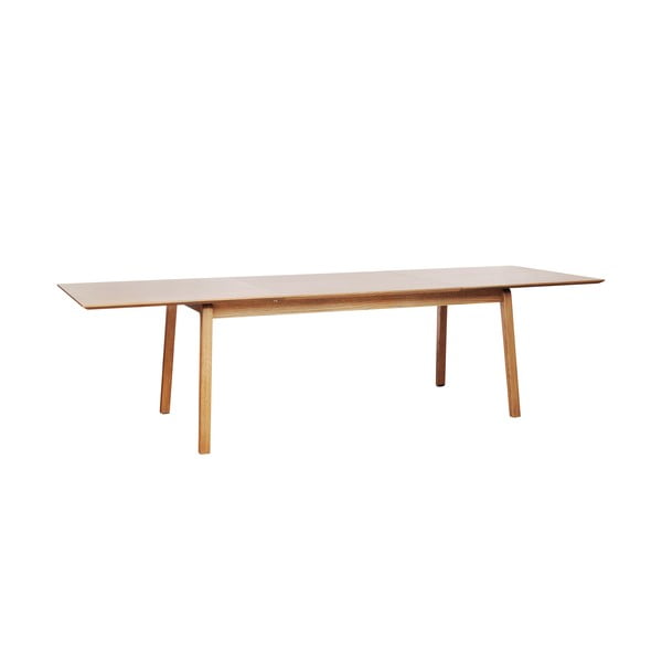 Izvelkams ēdamgalds ar ozolkoka imitācijas galda virsmu 95x190 cm Bari – Unique Furniture-image-3