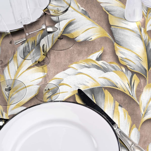 Ar mitru drānu noslaukāms galdauts 140x240 cm Ebany – douceur d'intérieur-image-3