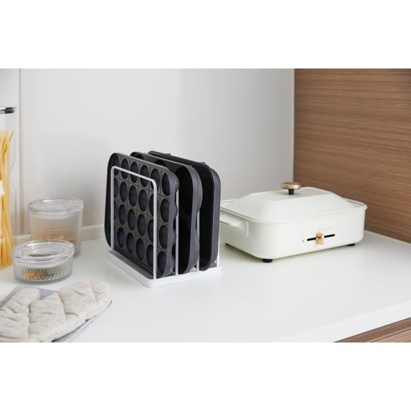 Balts metāla organizators Yamazaki Tower-image-3