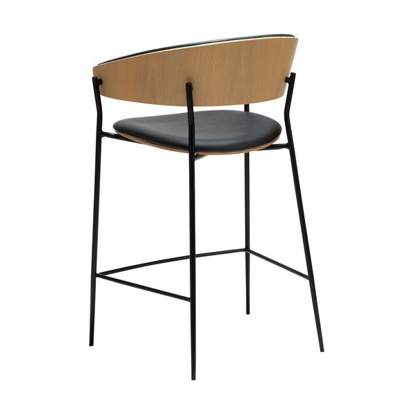 Melns bāra krēsls (sēdekļa augstums 63,5 cm) Crib – DAN-FORM Denmark-image-3