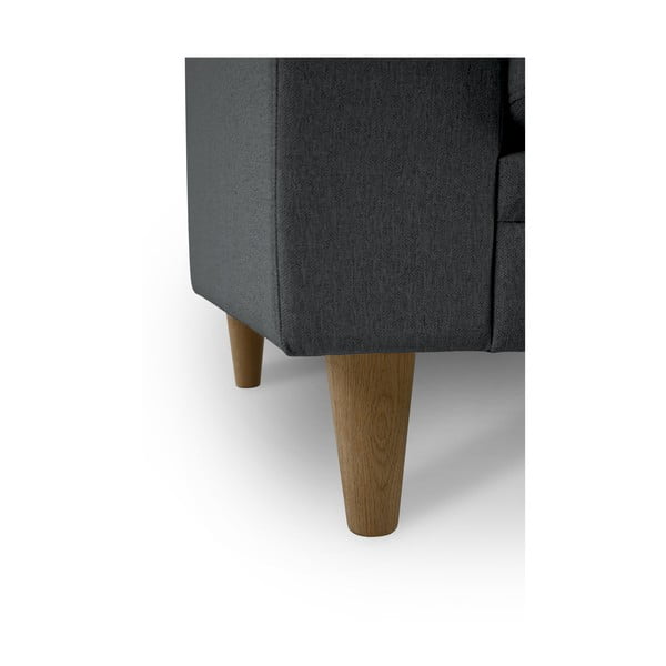 Antracīta pelēks dīvāns 217 cm Focus – Scandic-image-4