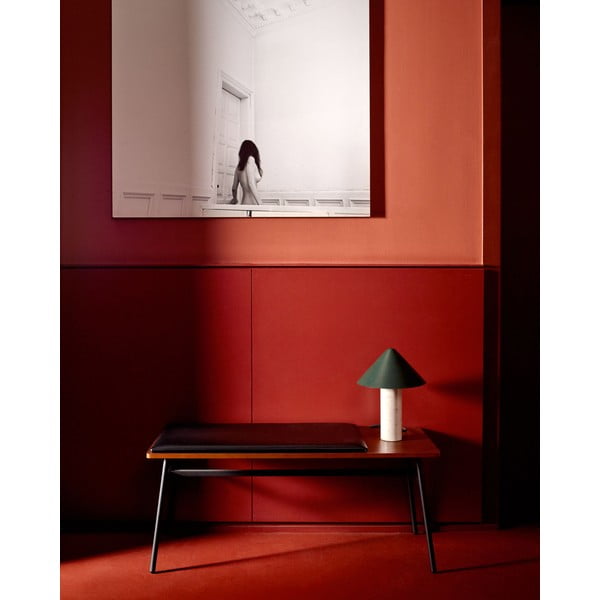 Melns/brūns sols no ādas imitācijas Carabel – Kave Home-image-1