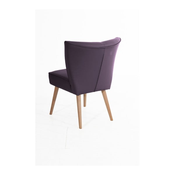 Violets mākslīgās ādas krēsls Max Winzer Beni Imitation-image-1