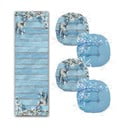 Sēdekļa spilvenu un galda celiņa komplekts (5 gab.) – Mila Home