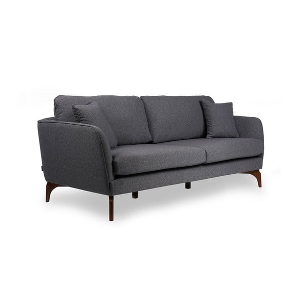 Tumši pelēks dīvāns Ndesign Giza, platums 190 cm-image-2