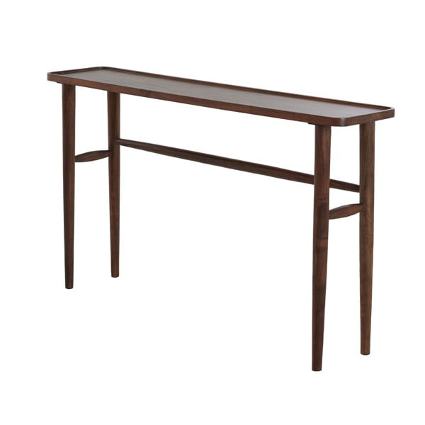 Brūns akācijas masīvkoka konsoles galds 30x140 cm Qiano – Light & Living-image-2