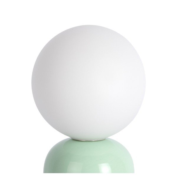 Piparmētru zaļa/brūna keramikas galda lampa (augstums 26 cm) Firenze Pellet – Leitmotiv-image-3