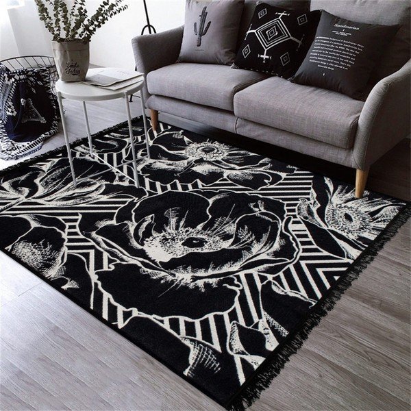 Abpusēji mazgājams paklājs Kate Louise Doube Sided Rug Blackrose, 140 x 215 cm-image-4