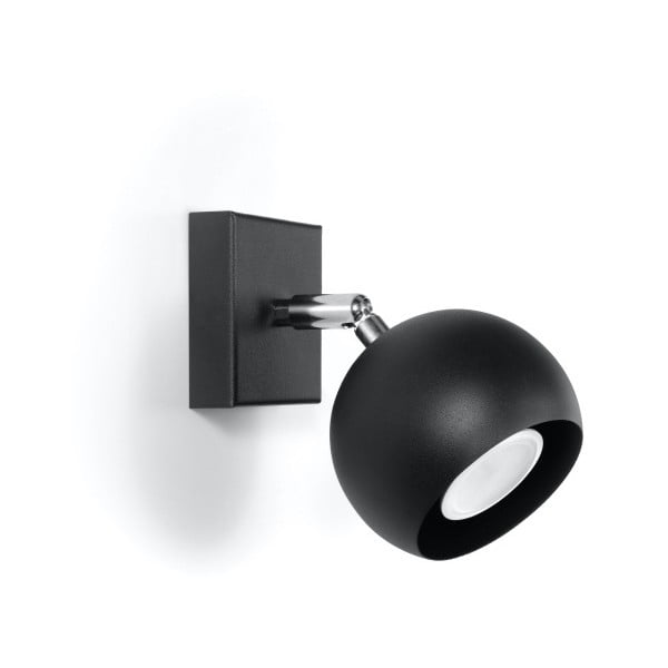 Melna sienas lampa Sollux Ollo-image-1