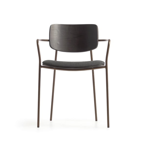 Pelēks pusdienu krēsls Maureen – Kave Home-image-2