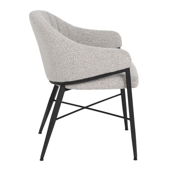 Gaiši pelēks atpūtas krēsls – Ixia-image-2