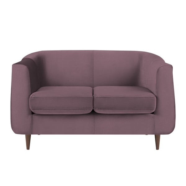 Violets samta dīvāns Kooko Home Glam, 125 cm