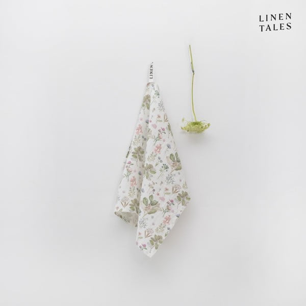 Lina trauku dvielis 45x65 cm White Botany – Linen Tales