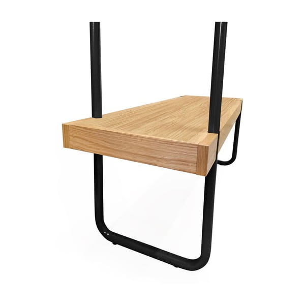 Soliņa un drēbju pakaramā komplekts ar tērauda konstrukciju Woodman Ben-image-3